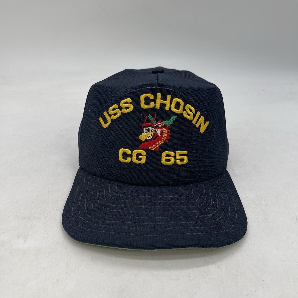 USS CHOSIN CG 65 WAR DRAGON THE The Corps US Navy Baseball Cap One Size